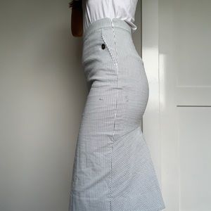 J CREW pinstripe skirt